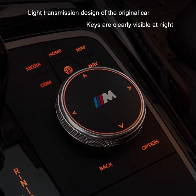 New Car Multimedia Button Cover Trim Knob Sticker, Valve Caps, for Mini BMW G07 G26 E90 E91 E92 E93 F30 F20 G05 G06 G23 G22