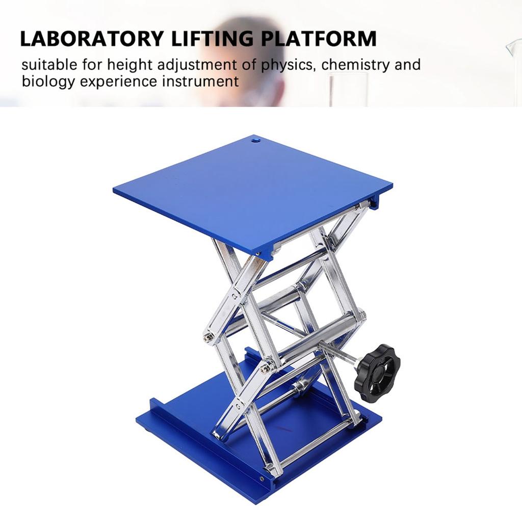 Aluminum Oxide Laboratory Lifting Platform Stand Scissor Rack 200x200x340mm