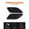 Car Hood Air Vent Cover Trim For Toyota Tacoma 2024-2026 ABS Black Exterior Car Accessories