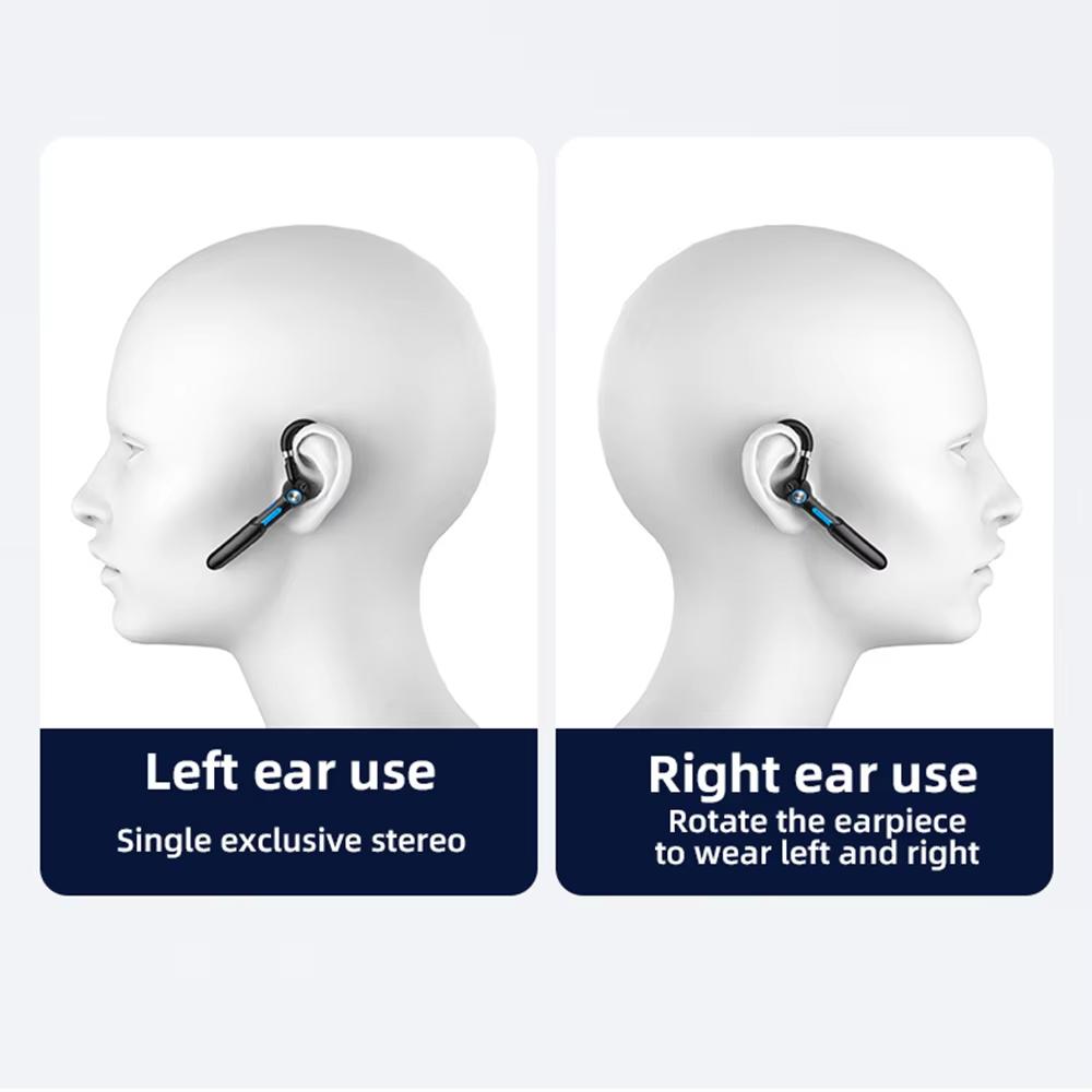 Touch Bluetooth-compatible Earphone Wireless Headphone with Microphone Hands Free Earbuds Noise Cancelling Headset