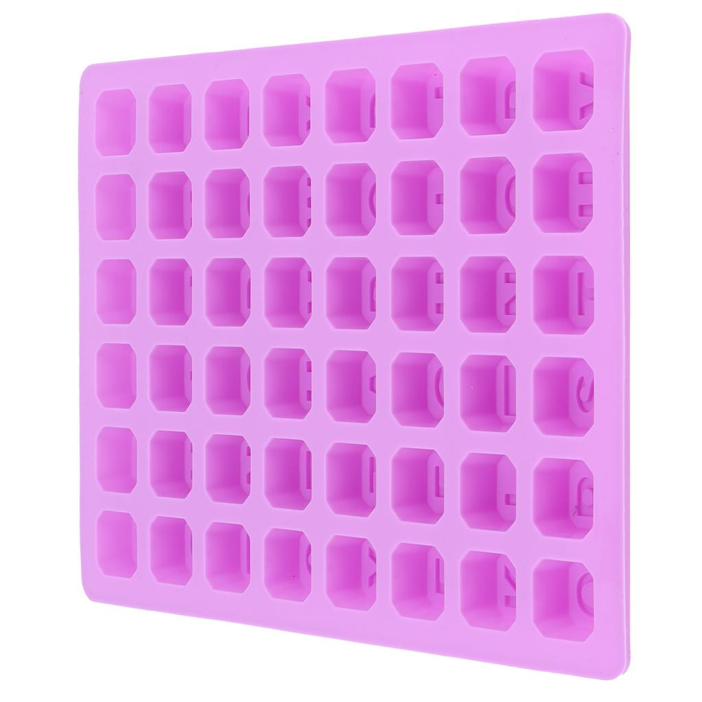 48‑Grid Mold Tray Alphabet Baking Mould for Chocolate Candies Cookies Ice Cubes Making