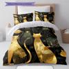 Cartoon Pattern Bedding Quilt Set Quilt Cover Pillowcase Home Decoration Birthday Gift (1 * duvet cover + 2 * pillowcase, without core)