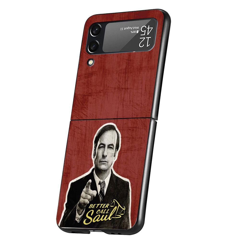 Better Call Saul TV Case Phone Cover for Samsung Galaxy Z Flip 7 6 5 4 3 5G ZFlip7 ZFlip6 ZFlip5 ZFlip4 ZFlip3 Black Fundas Gala