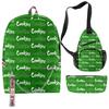 Cook 3D Digital Color Printing Set Oxford Cloth Waterproof Backpack Student Bag