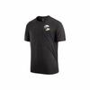 Men's Casual Breathable Crew Neck Logo T-Shirt In Black