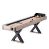 9stopý LED shuffleboardový stůl 2 v 1 Shuffleboard a Bowling Kombinovaný herní set