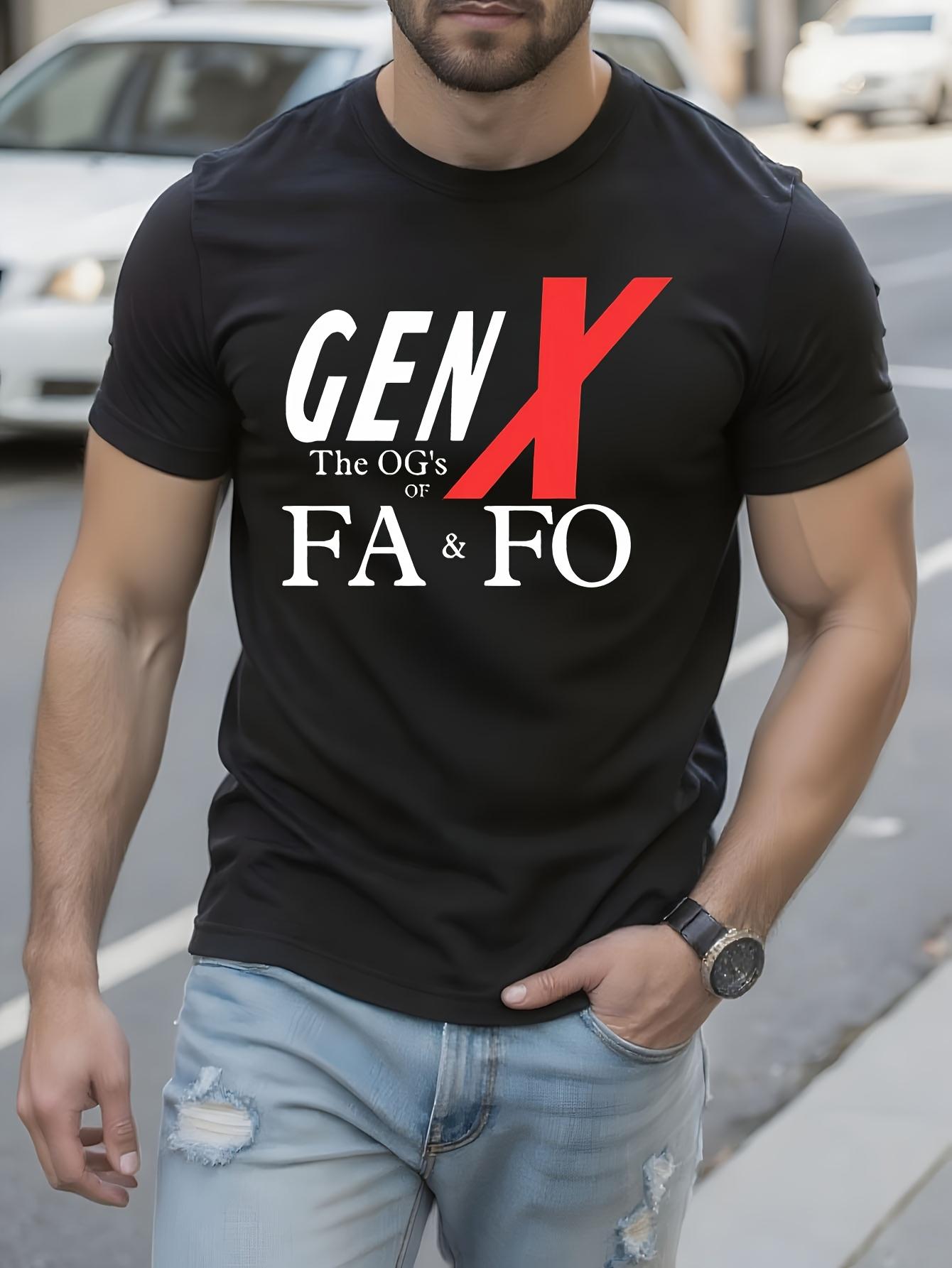 Funny Tshirt Funny Gen X The OGs of FAFO Generation X Tsh... XXL