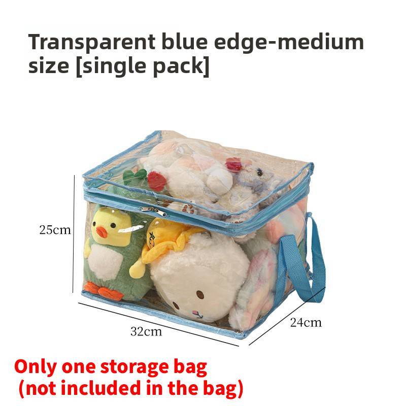Modern Cubic Pvc Toy Storage Bag With Foldable Waterproof Design For Bedroom And Living Room Organization