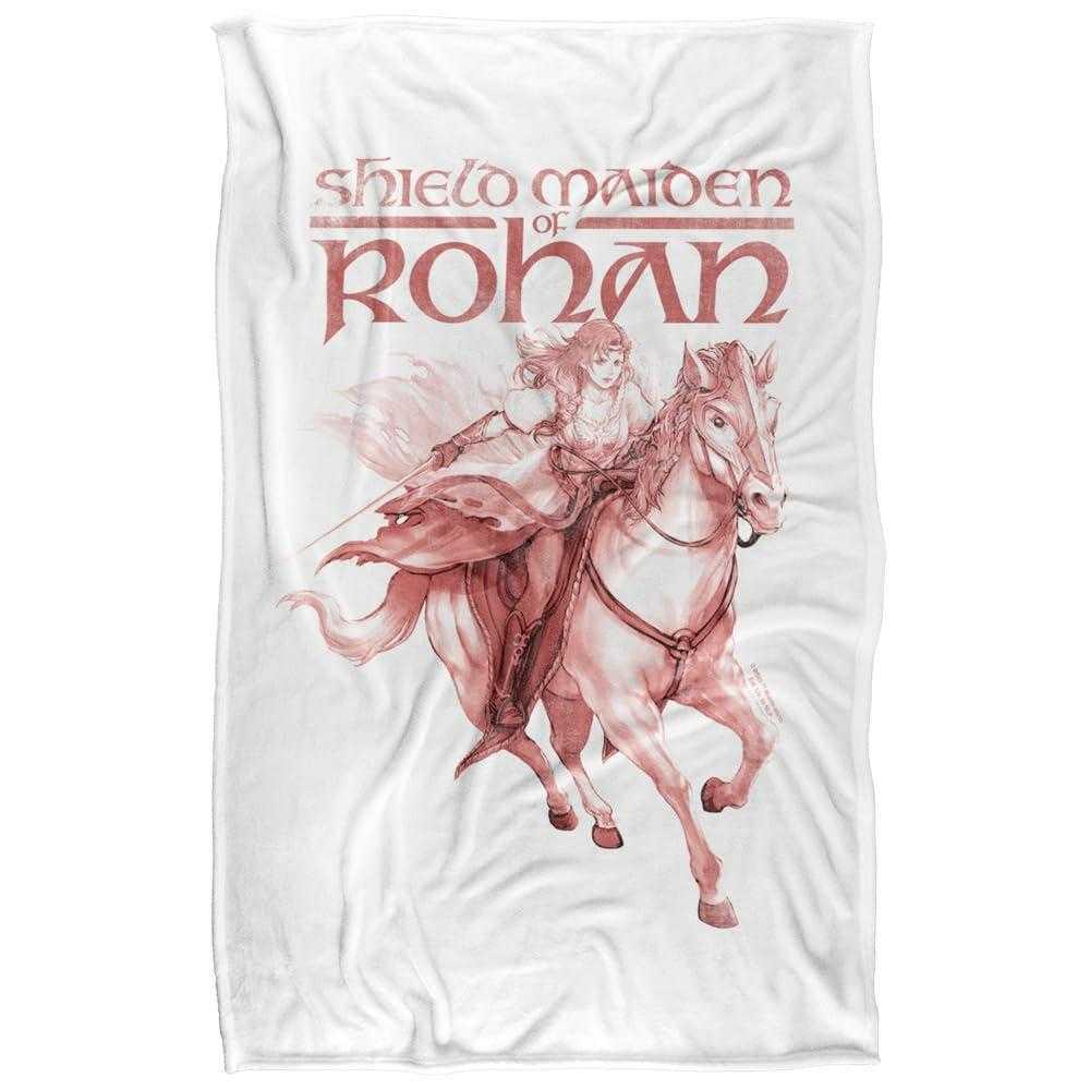 The Lord of the Rings: The War of the Rohirrim Shield Maiden Horse Soft Touch Blanket