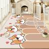 Cartoon Pet Rug Waterproof Urine-proof Scrubable Washable Rugs Cat Dog Kennel Fence Floor Mat Pvc Leather Mats Carpet Tapete