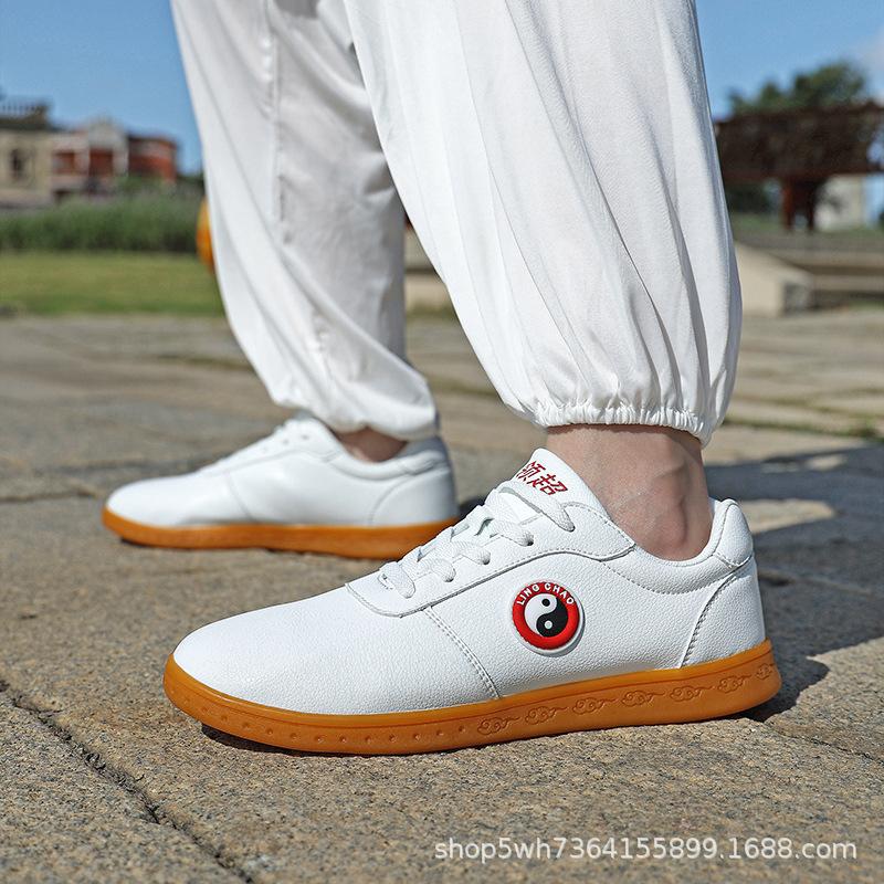 Tai Chi shoes women s beef tendon soles martial arts shoes men s shoes training shoes summer breathable flying weaving tai chi practice 36