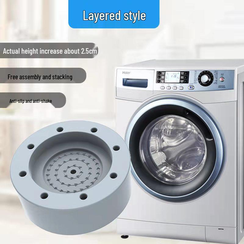 Washing Machine & Refrigerator Anti-Slip, Shock-Absorbing, Heightened Foot Pads