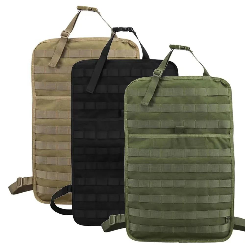 Car Rear Seat Back Storage Bag Multi Hanging Strap Tactical Trunk Bag Organizer Auto Stowing Outdoor Hunting Accessories