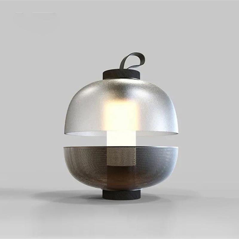 Creative Nordic Post-Modern Metal & Glass Table Lamp for Living Room & Bedroom Decor