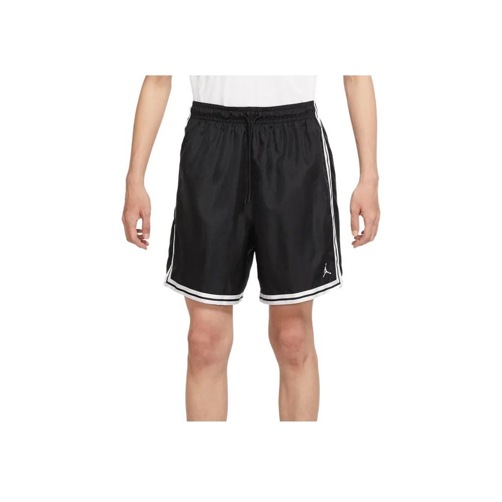 Jordan Spring/Summer 2022 Striped Drawstring Running Shorts Men Bottoms Black DQ7355-010