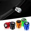 4Pcs Car Wheel Tire Valve Caps Tyre Stem Cover Bolt-In Accessories For 1 3 5 7 Series M Performance M3 M5 M6 F01 F20 F10