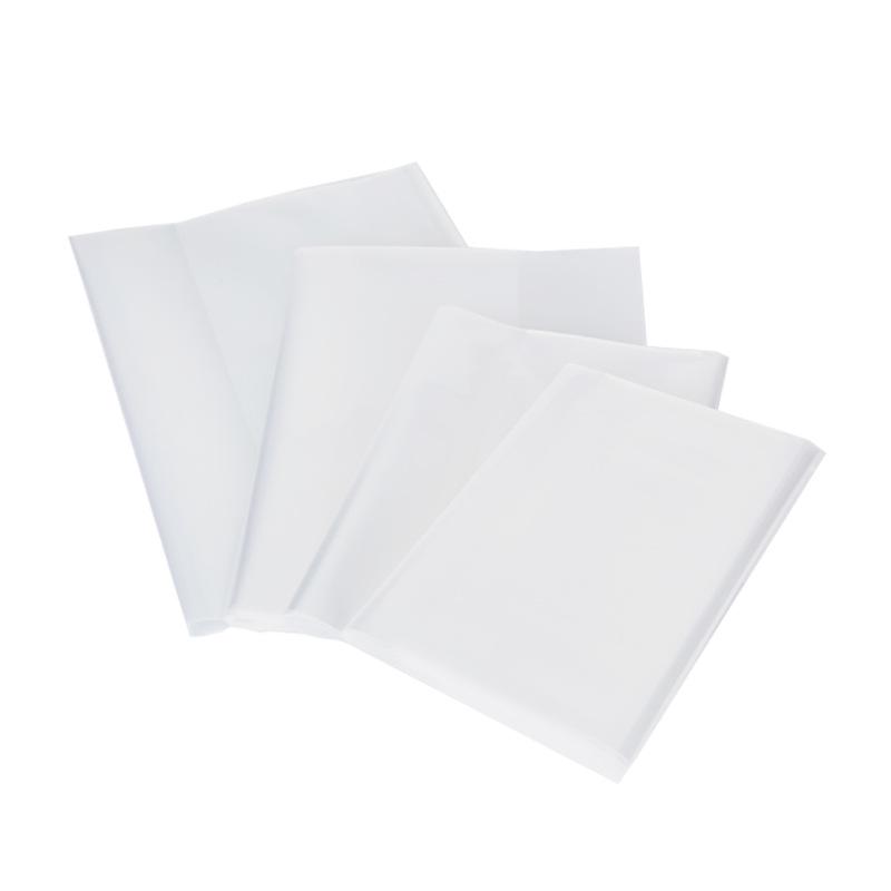 Set of 10 Clear Book Covers - A4/16K/22K Book Wrapping Film and Sleeves