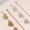Lover Heart Tassle Waist Chain Belt for Women Punk Gothic Y2K Dress Jeans Waistband