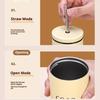 Stainless Steel Coffee Mug 16oz Portable Insulated with Straw for Outdoor Adventures and Travel
