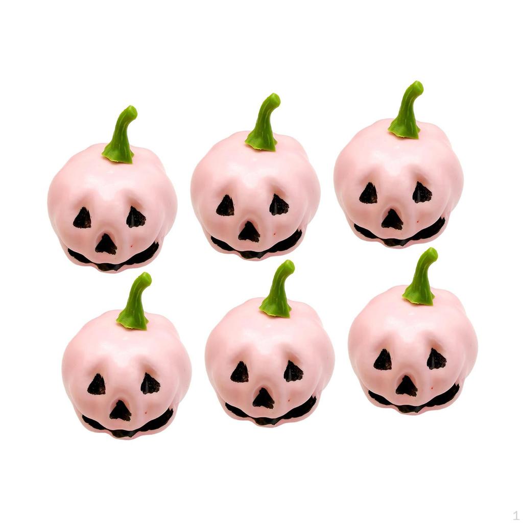 Artificial Pumpkins Plant Model Halloween Ornaments Handmade Foam Props for Autumn Christmas