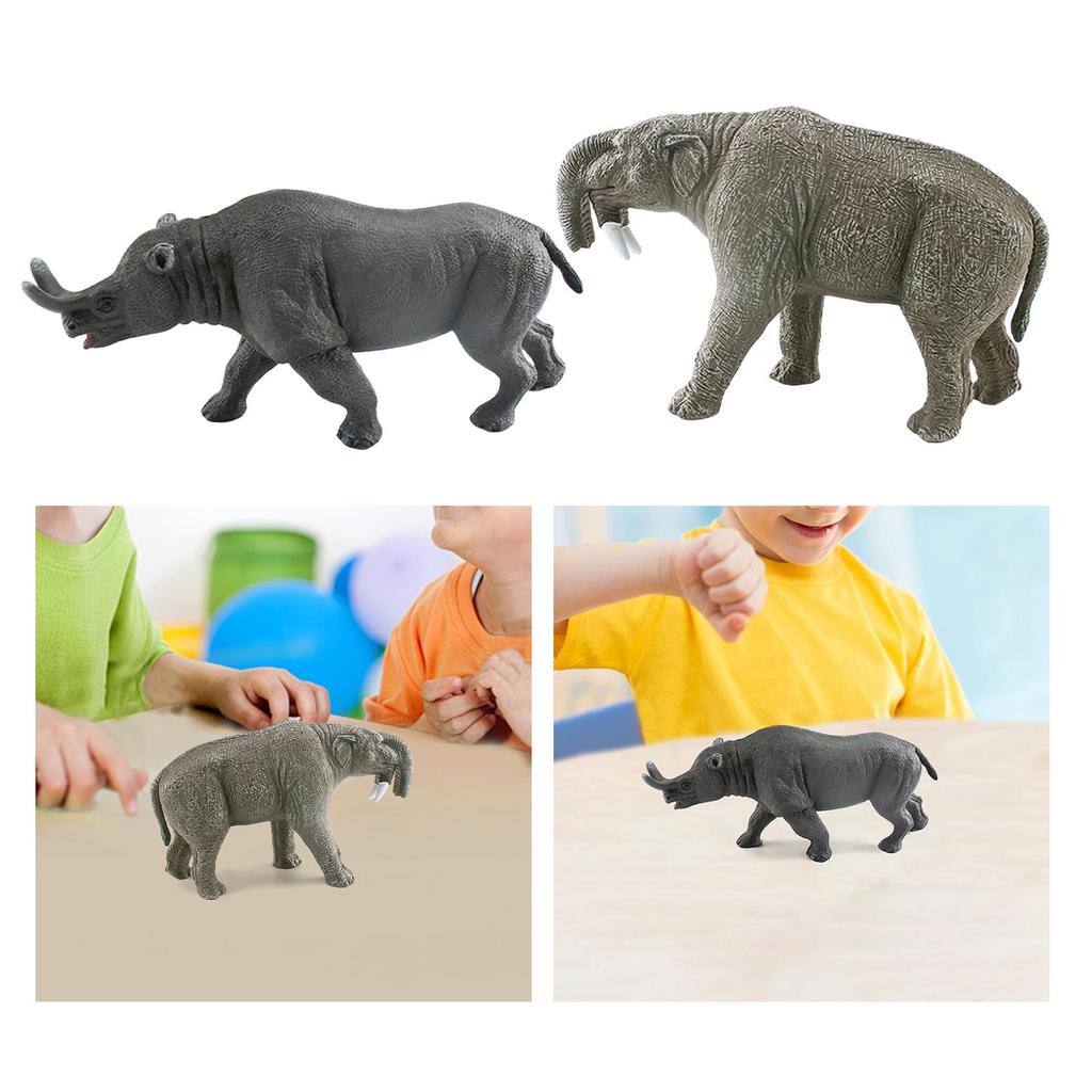 Small Prehistoric Beast Model Preschool for Kids Children Birthday Gifts Desktop Decor Animal Figures Animal Toy Simulation
