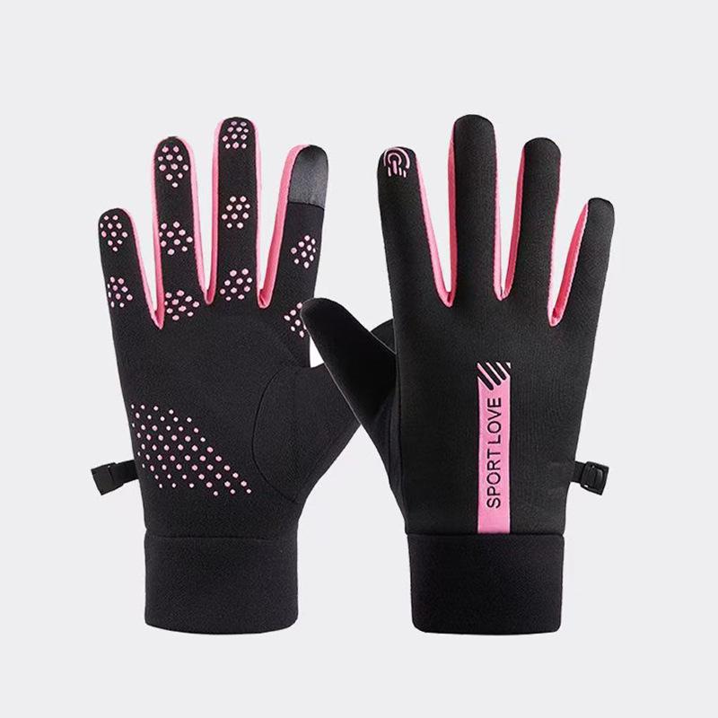 

Зимние перчатки с флисовой подкладкой и сенсорным экраном – Ветрозащитные, Нескользящие для мужчин и женщин для велоспорта, активного отдыха, вождения и езды