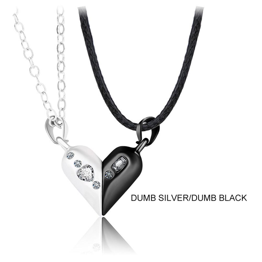 

2 шт./компл. Магнит притягивает пару ожерелье кулон сердце ключицы цепи чокер для любви День Святого Валентина подарки ювелирные изделия