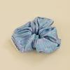 2DREAMERS Flowing Grid Silk Scrunchie