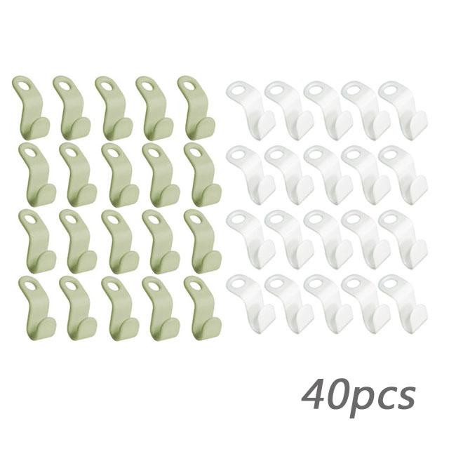 Clothes Hanger For Closet Connector Hooks Cascading Plastic Wardrobe Organizer Rack Holder Space Saving Home Organization