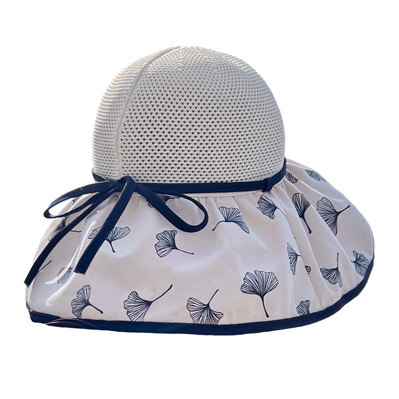 Sun Protection Hat With Butterfly Bow Summer Beach Wide Brim Sun Hat For Women