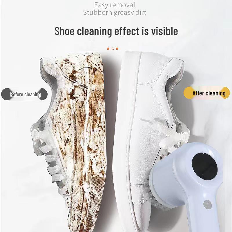Wireless Multifunctional Electric Shoe and Cleaning Brush for Household Use