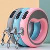 Retractable Dog Lead Heavy-Duty Extendable Dog Leads Strong Nylon Tape Leash One-Handed Brake Lock Tangle-Free Design for Small