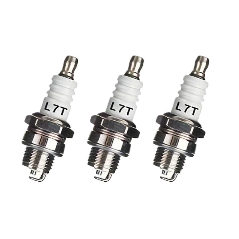 3pcs/Pack L7T Spark Plug 2-Stroke Engine Ignition Plug For Brush Cutter Chainsaw Trimmer Grass Cutter