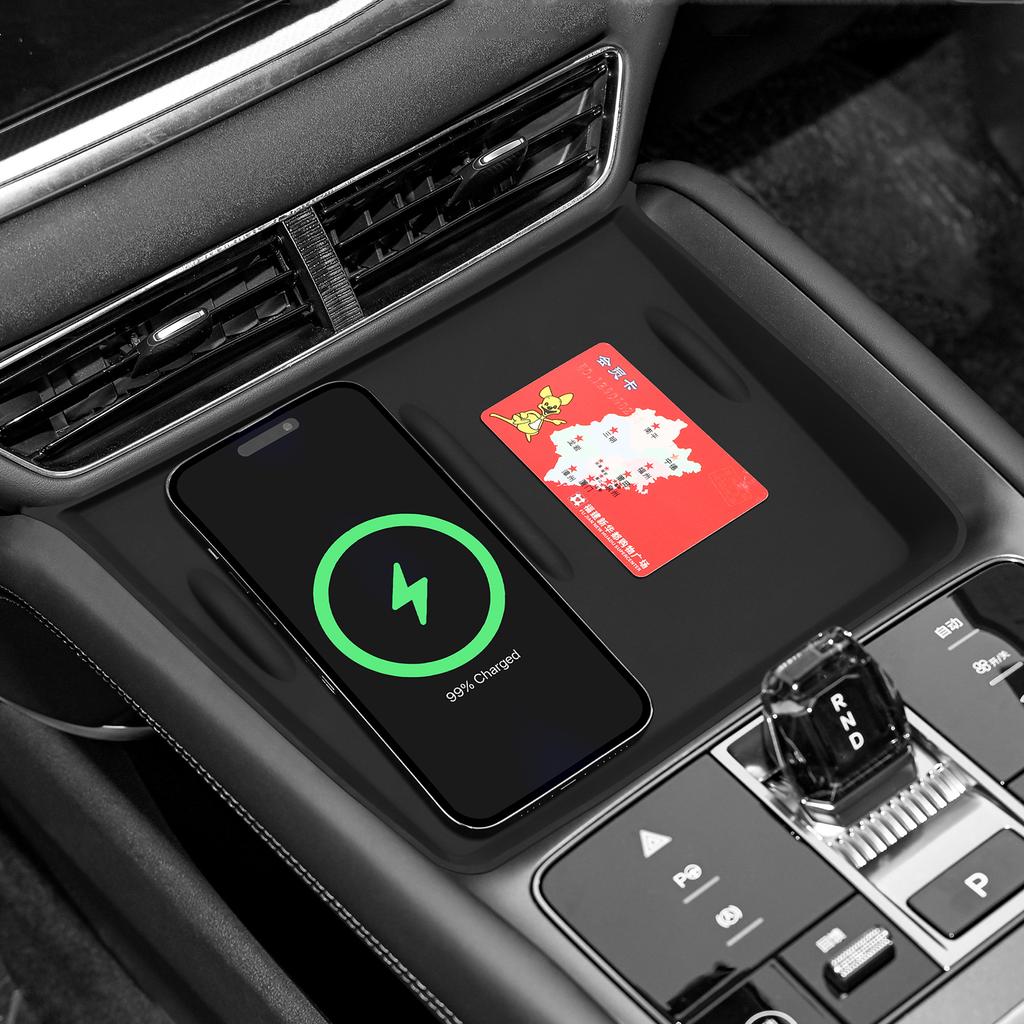 For BYD Sealion 07 EV 2026-2026 Wireless Charging Pad Protective Mat Car Phone Charger Mat Non-slip Pad Interior Accessories