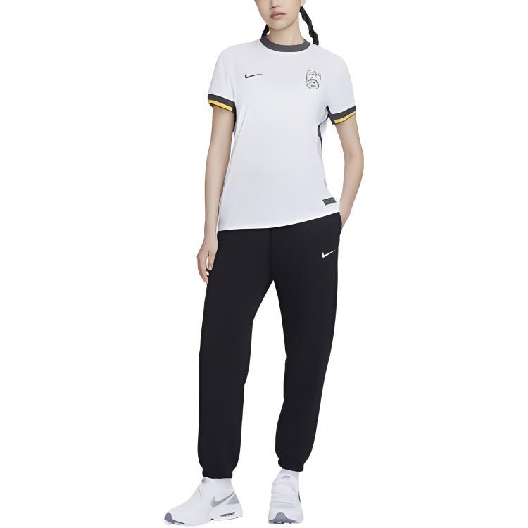 Nike Dri-Fit 2024/25 Season China Team Away Fan Version Color Block Design Quick-Dry Pullover Short Sleeve Football Shirt Women Tops FJ4329100