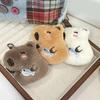 Lovely Capybaras Sturdy Plush Key Holder Accessory with Elegant Color Detachable Costume Pieces for Personalization