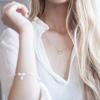 Heart-shaped Glossy Love Necklace Female Simple Personality Love-shaped Clavicle Neck Chain Cross-border