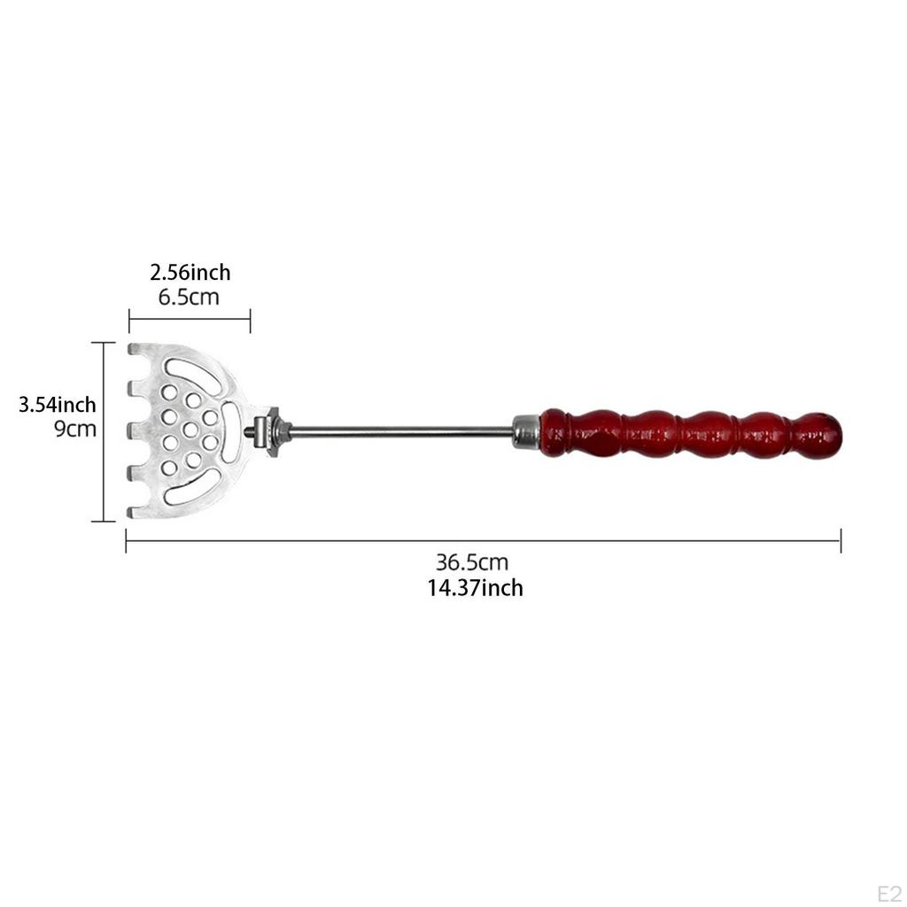 Fishing Tackle Tool Lures Rake Anti Slip Stainless Steel Practical Sturdy Sea Outdoor