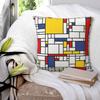 Piet Mondrian Square Pillowcase Pillow Cover Polyester Cushion Decor Comfort Throw Pillow for Home Car