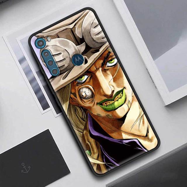 

Чехол для Moto G Stylus (2021 )G30 G10 G9 G8 Plus Power Lite Play One Fusion Hyper Edge E6s Черный чехол Jojo Bizarre Aventure Moto G Stylus(2021)