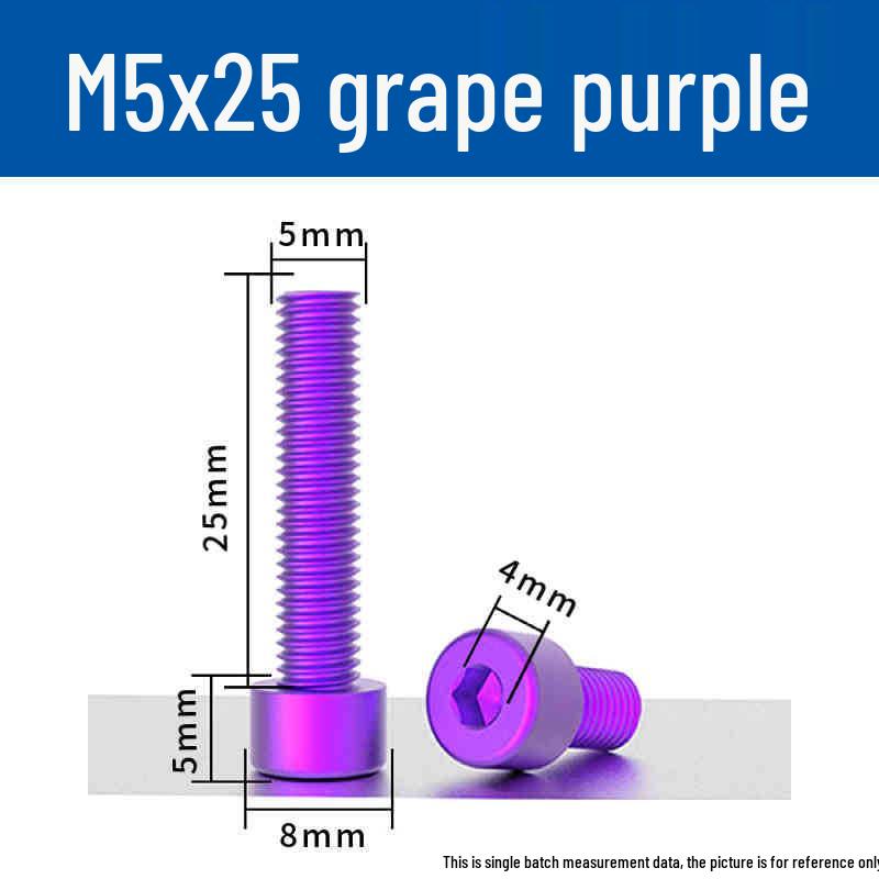 Śruby z łbem walcowym z gniazdem sześciokątnym z anodowanego aluminium M5 - Lekkie, Trwałe, Odporne na zużycie
