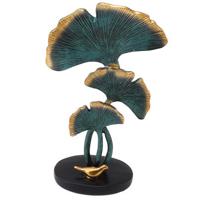 Blattdekoration Harz Rutschfest Lichtecht Modern Desktop Blätter Ornament Modell für Wohnzimmer