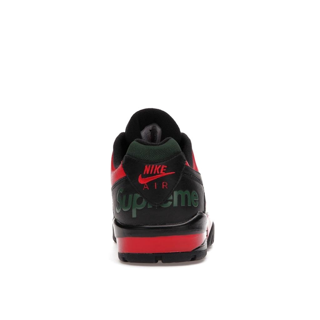 Nike Supreme X Air Cross Trainer 3 Low Black Gorge Green Men Sneakers University-Red CJ5291-001