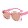 Polygonal Luxury Stylishy Sun Glasses Women Colorful Square Frame Sunglasses Stylishable European and American Party Flat Mirror