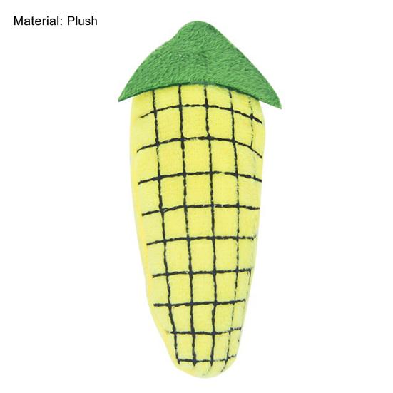 Yousheng Cat Toy Vegetable Shape Teeth Molar Plush Squeak Kitten Toy for Cat Supplies