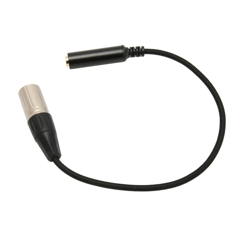 Balanced Connection 6.35 Mm 1/4 Inch Female To XLR Male Adapter Cable Microphone Connection