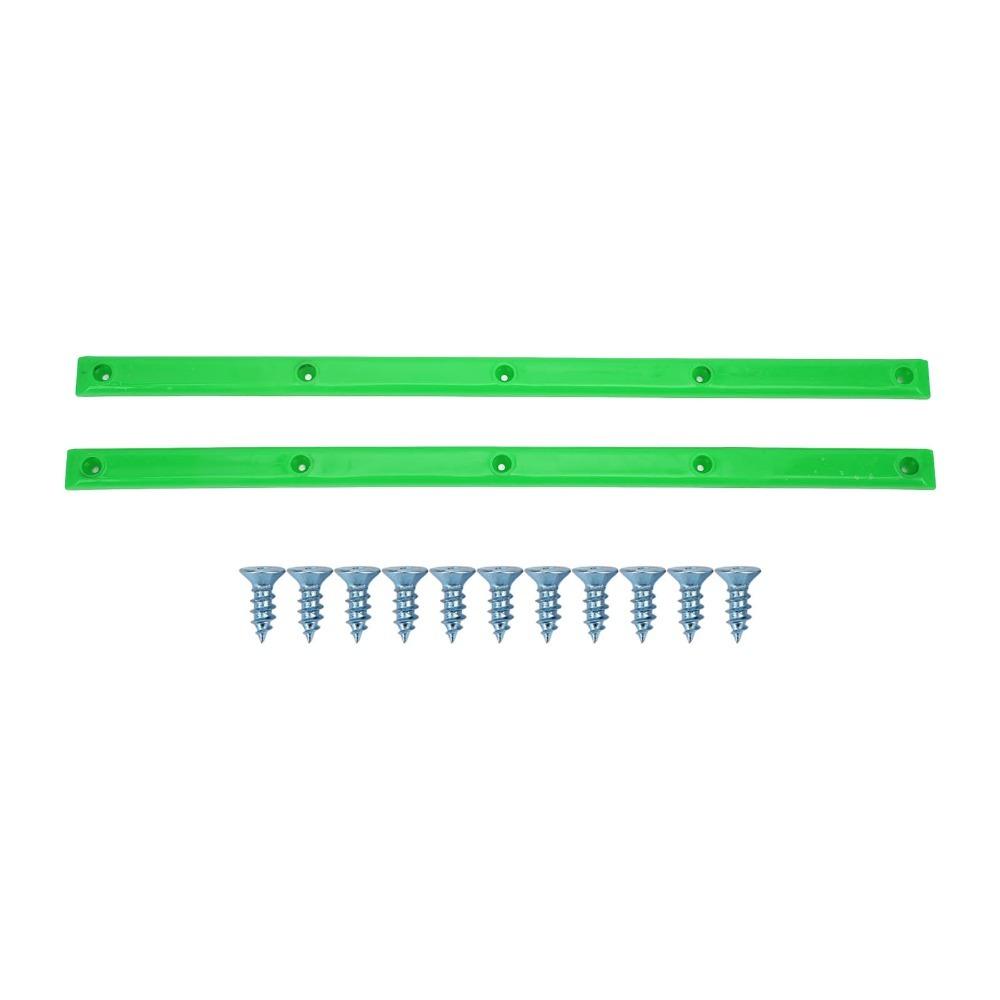 2Pcs Durable ABS Rib Bones Rails Colorful 36.5x1.7cm Skateboard Rail Skateboard Rail Guards Skateboarding