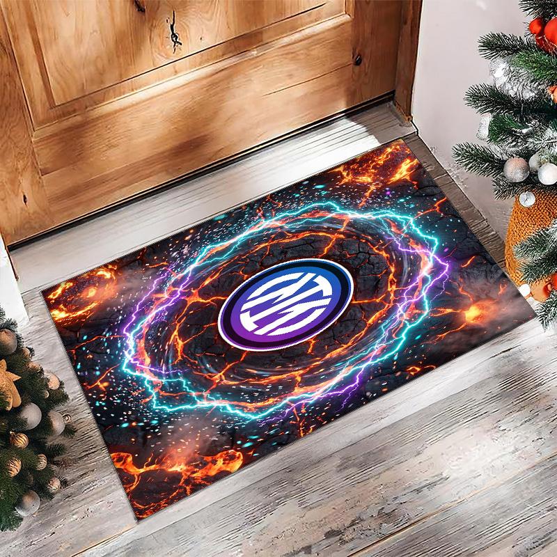 Borussia Dortmund Printed Flannel Area Rug Non Slip Soft Polyester Floor Carpet Indoor Decor Mat for Bedroom Living Room Sofa