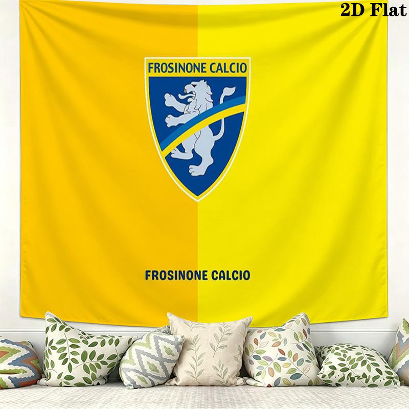 Frosinone Calcio Wall Tapestry Aesthetic Wall Hanging Printed Fabric Blanket Decorative Tapestries for Bedroom Living Room Home Decor