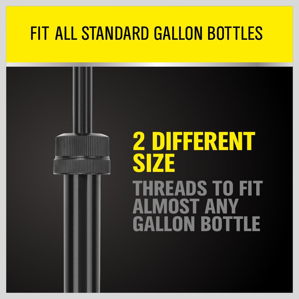 Lubricant Fluid Transfer Pump for Standard Gallon Bottles Manual Oil Suction Pump Gasoline Coolant